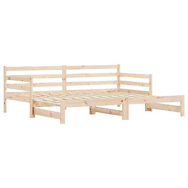 vidaXL Bett Tagesbett Ausziehbar Weiß 80x200 günstig online kaufen