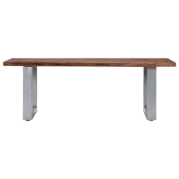 vidaXL Couchtisch mit lebenden Kanten 115x60x40 cm Massivholz Akazie günstig online kaufen
