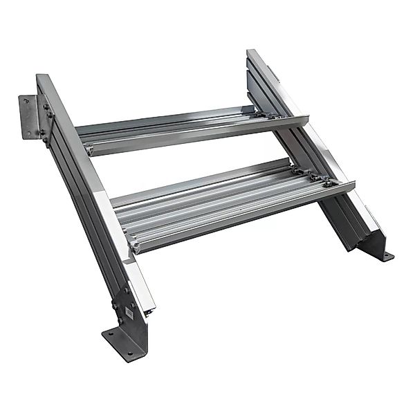 Treba Außentreppe Alaska 3 mit 2 Stufenwanne 100 cm x 30,7 cm Aluminium günstig online kaufen