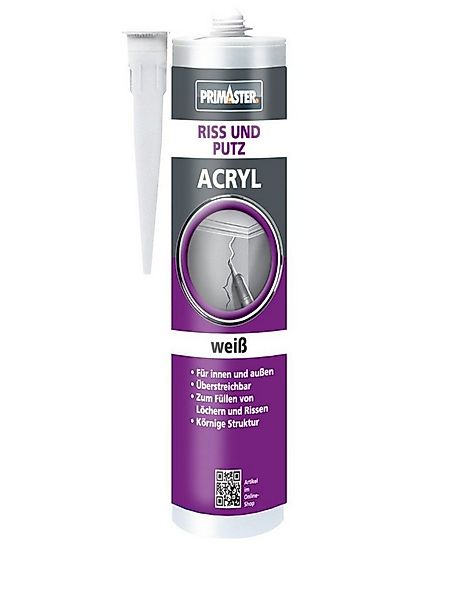 Primaster Silikon Primaster Riss und Putz-Acryl weiß 310 ml günstig online kaufen