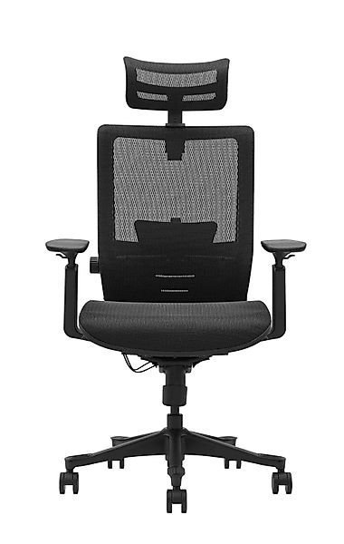 LMG Germany Bürostuhl, Ergonomisch, Lendenstütze, PU-Rollen, günstig online kaufen