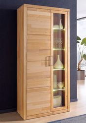 Home affaire Vitrine »Logo,190cm hoch,42 cm tief,Fronten Massivholz,10Fäche günstig online kaufen