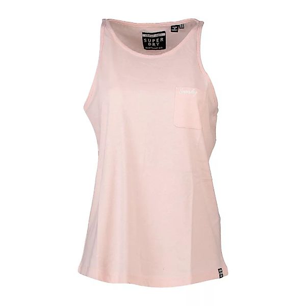 Superdry Orange Label Essential Ärmelloses T-shirt L Kiss Pink günstig online kaufen