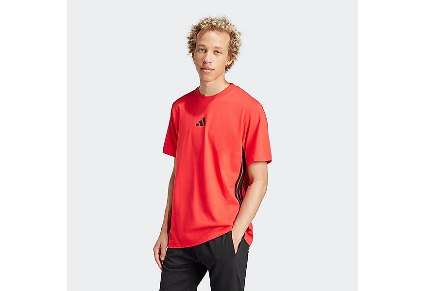 adidas Sportswear T-Shirt ESSENTIALS 3-STREIFEN SINGLE JERSEY mit Rundhalsa günstig online kaufen