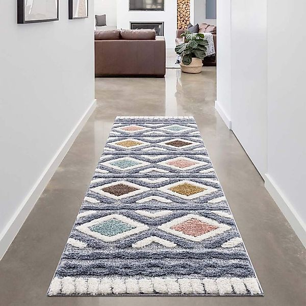 Carpet City Hochflor-Teppich Focus 3382, rechteckig, günstig online kaufen