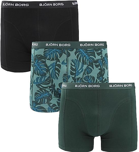 Bjorn Borg Cotton Stretch Boxershorts 3er-Pack Multicolour 5  - Größe L günstig online kaufen