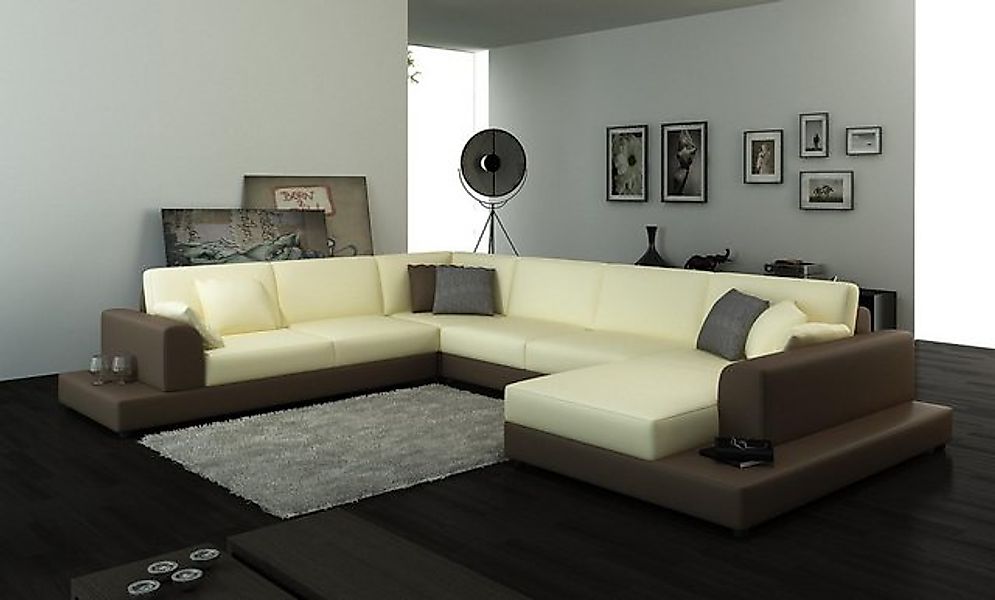 JVmoebel Ecksofa U-Form Wohnlandschaft Luxus Sofa moderne Couch Stilvolles günstig online kaufen