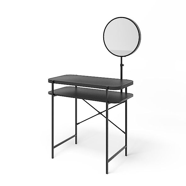 Vicco Schminktisch Skip, Schwarz, 80 cm günstig online kaufen