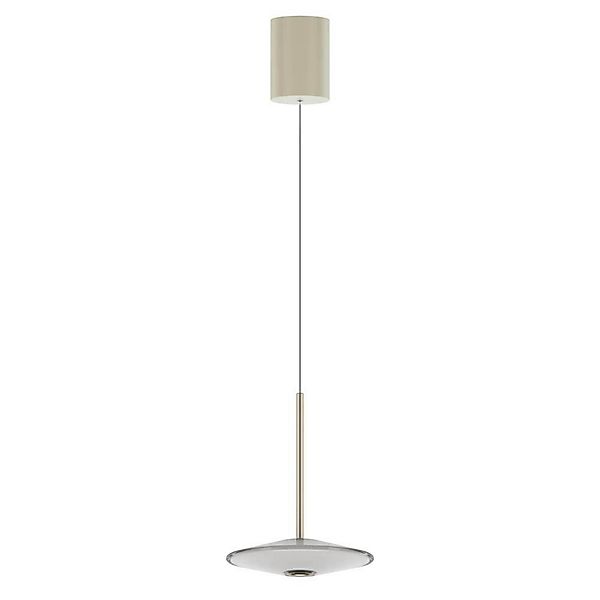 LOOM DESIGN LED-Pendelleuchte Solene, weiß, Glas, Ø 20 cm günstig online kaufen