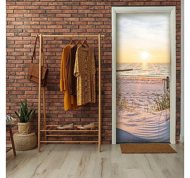 Wallarena Türtapete Strand Meer Natur Türposter Türfolie Türaufkleber Tapet günstig online kaufen