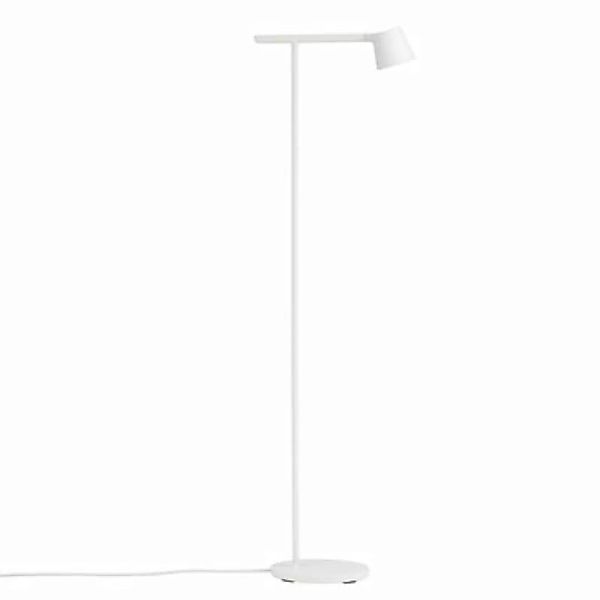 Stehleuchte Tip LED metall weiß / Metall - Drehbar - Muuto - Weiß günstig online kaufen