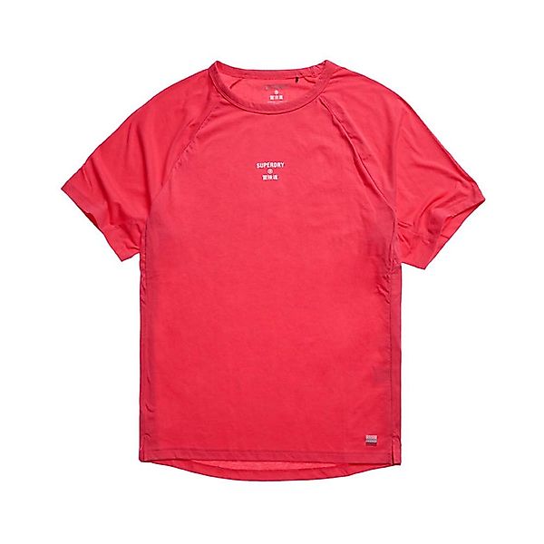 Superdry Train Loose Kurzarm T-shirt L Raspberry Red günstig online kaufen