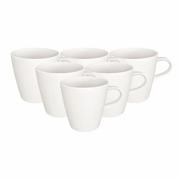 Villeroy & Boch Becher »Kaffeebecher Manufacture Rock Blanc 290 ml 6er Set günstig online kaufen