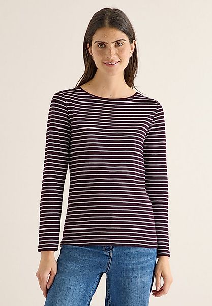 CECIL Langarmshirt aus reiner Baumwolle günstig online kaufen