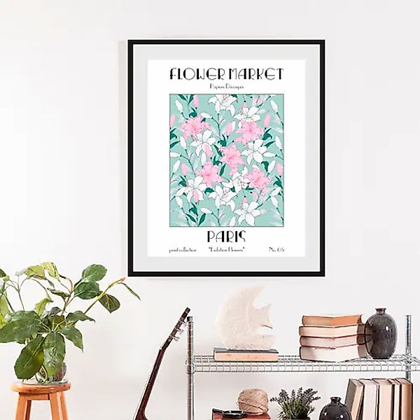 queence Bild »Flowermarket«, (1 St.), gerahmt günstig online kaufen