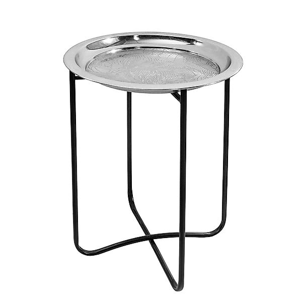 riess-ambiente Beistelltisch CASABLANCA 50cm silber / günstig online kaufen