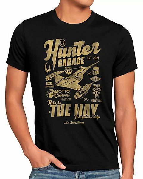 style3 Print-Shirt Herren T-Shirt Mos Eisley Garage yoda wars boba mandalor günstig online kaufen