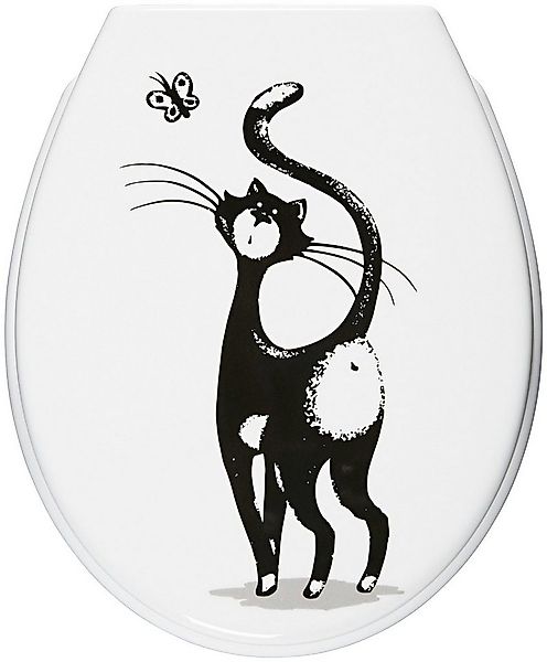ADOB WC-Sitz Katze, Absenkautomatik, zur Reinigung abnehmbar günstig online kaufen