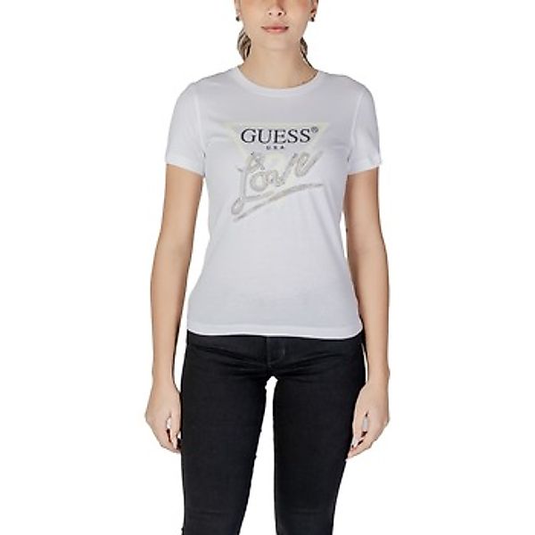 Guess T-Shirt T-Shirt LOVE TRIANGLE Kurzarmshirt günstig online kaufen