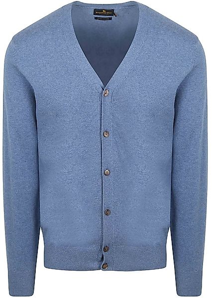 Steppin' Out Strickjacke Cotton Cashmere Blau - Größe L günstig online kaufen
