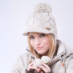 McRon Strickmütze Wollmütze Modell Susi gefüttert günstig online kaufen