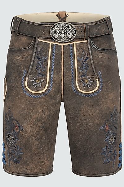 Lederhose Darian mit Gürtel günstig online kaufen