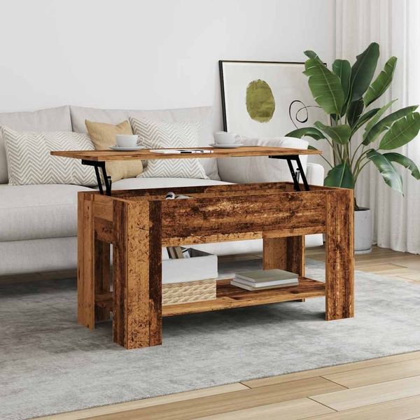 vidaXL Couchtisch Couchtisch Altholz-Optik 101x49x52 cm günstig online kaufen