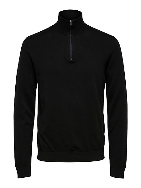 Selected Troyer SLHBERG HALF ZIP CARDIGAN NOOS Baumwolle, regular fit günstig online kaufen