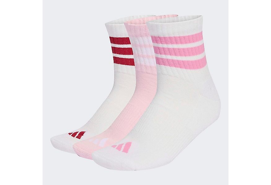 adidas Performance Funktionssocken 3-STREIFEN SPORTSWEAR DÄMPFENDE HALBHOHE günstig online kaufen