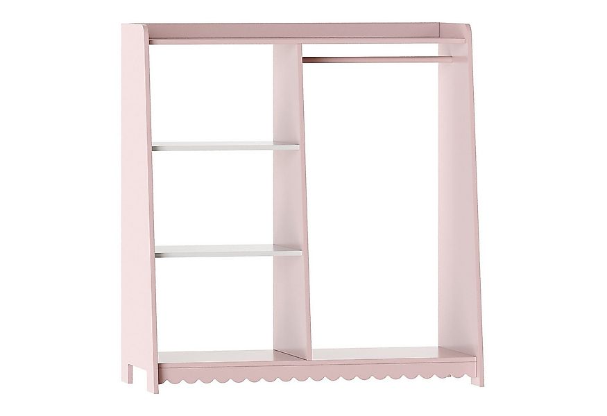 en.casa Garderobenständer, für Kinder »Vestnes« 90 x 80 x 38 cm Cotton Cand günstig online kaufen