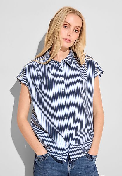 STREET ONE Hemdbluse mit Seersucker Streifen günstig online kaufen