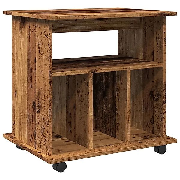 vidaXL Rollcontainer Altholz-Optik 60x45x60 cm Holzwerkstoff 856662 günstig online kaufen