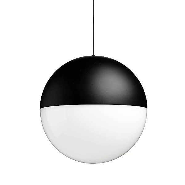 Flos - String Lights LED Pendelleuchte kugelförmig - schwarz/matt/Schirm ku günstig online kaufen