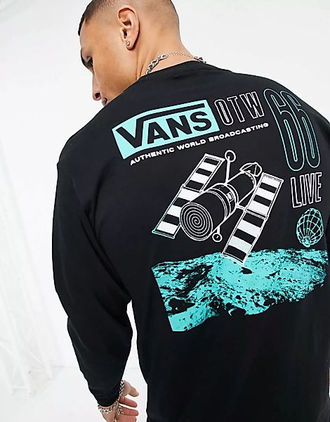 Vans – Broadcast 66 – Langärmliges Shirt in Schwarz günstig online kaufen