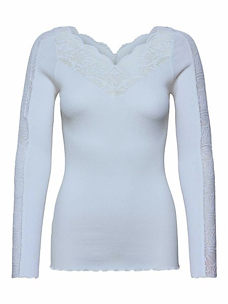 rosemunde Spitzenshirt "Beatha lace longsleeve" elastisch weiche Vintage-Sp günstig online kaufen