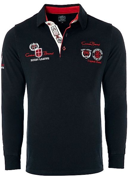 CARISMA Poloshirt (1-tlg) mit Stickerei Rugby Team günstig online kaufen