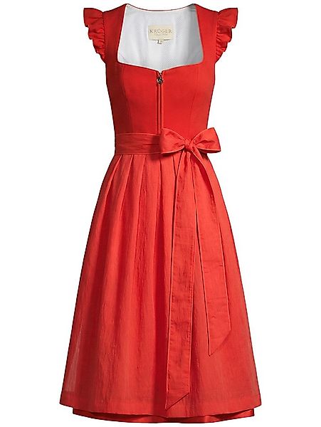KRÜGER COLLECTION Dirndl Dirndl Padme 70cm Länge rot günstig online kaufen