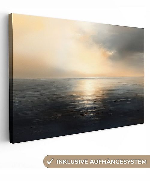 OneMillionCanvasses® Leinwandbild Sonne - Horizont - Meer, Fotodruck (1 St) günstig online kaufen
