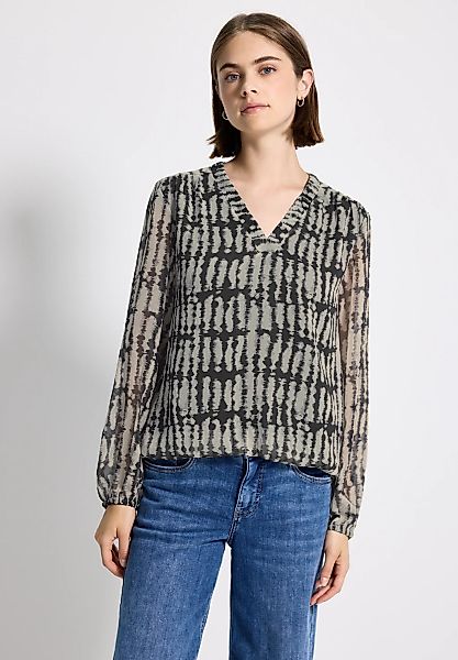 STREET ONE STUDIO Chiffonbluse, mit grafischem Muster günstig online kaufen