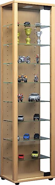 VCM Standvitrine "Holz Glas Stand Vitrine Sammelvitrine Edana Maxi" 1 Stk. günstig online kaufen