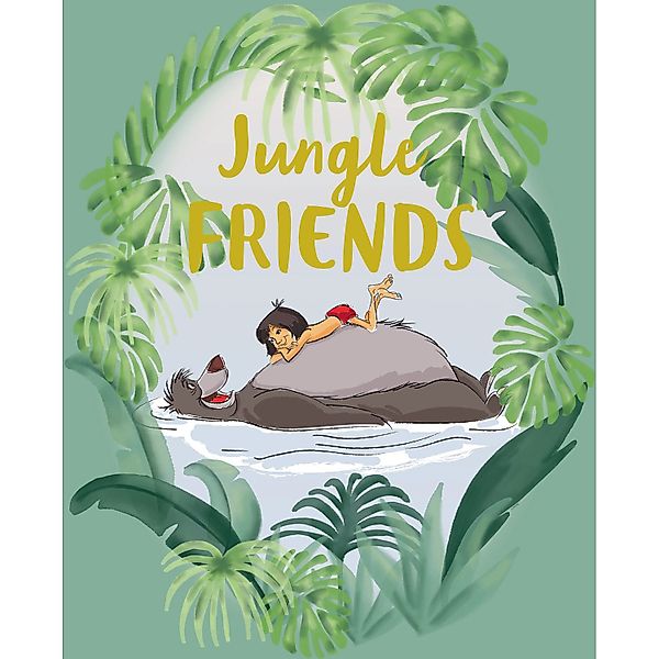 Komar Bild "Jungle Book Friends" Disney 1 Stk. tlg. Wandbild zur Dekoration günstig online kaufen