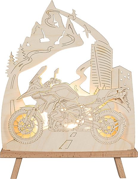 SAICO Original LED Schwibbogen »Deko-Lichterspitze, Motorradfreund« inkl. e günstig online kaufen