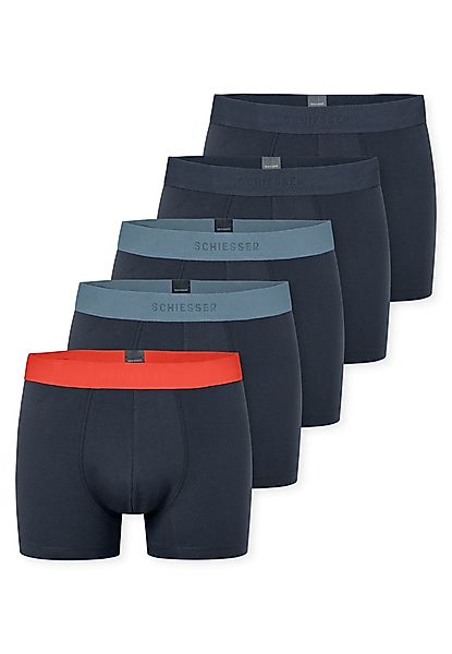 Schiesser Boxershorts "95/5 Multipacks", (5er Pack), ohne Eingriff, angeneh günstig online kaufen