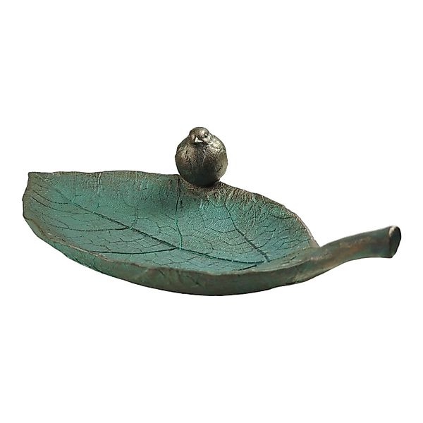 FTWdesign Vogelhaus Blatt Vogelbad Vogeltränke Garten günstig online kaufen