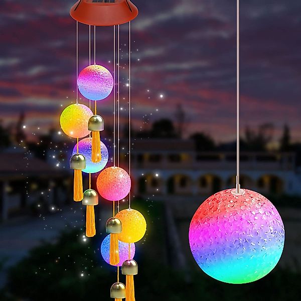 BlingBin LED Windlicht Solar Windspiel Licht günstig online kaufen