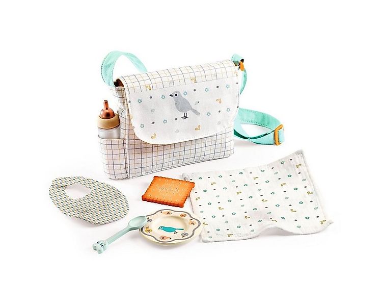 DJECO Puppen Accessoires-Set POMEA Puppen Wickeltasche Mahlzeit DJ07855 günstig online kaufen