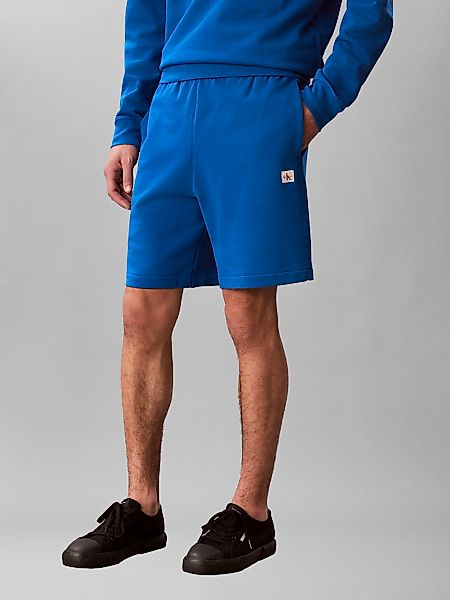 Calvin Klein Jeans Sweatshorts Regular Fit, Logo-Badge, Seitentaschen günstig online kaufen
