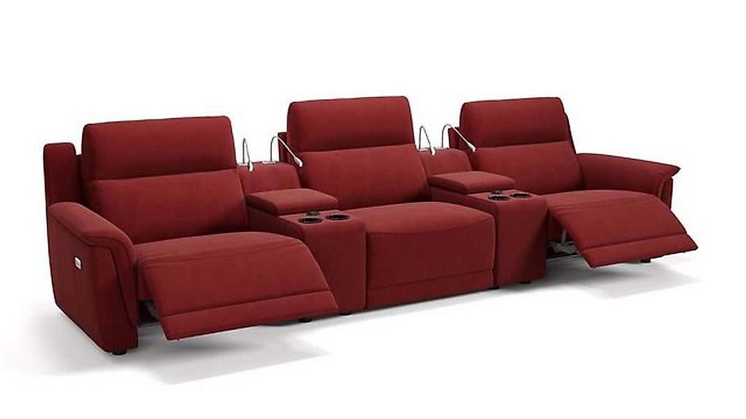 Sofanella 3-Sitzer Stoff MALITO, Heimkinosofa, Kinocouch, Funktionssofa, Ki günstig online kaufen