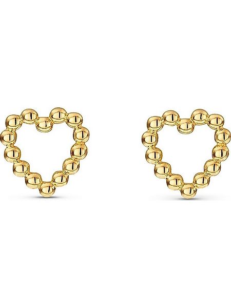 CHRIST Paar Ohrstecker CHRIST Damen-Ohrstecker 375er Gelbgold Herz günstig online kaufen