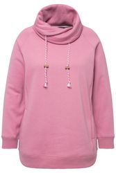 Ulla Popken Sweatshirt Sweatshirt weiter Stehkragen günstig online kaufen